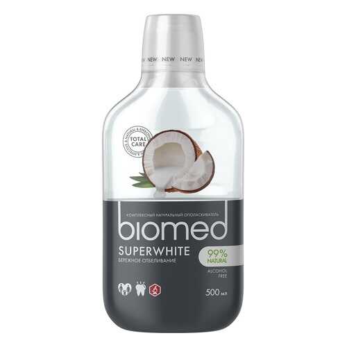 Ополаскиватель BIOMED Superwhite комплексный, натуральный 500 мл в Подруга