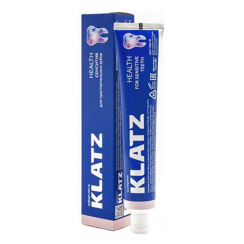 Зубная паста Klatz HEALTH Сенситив 75 мл в Подруга