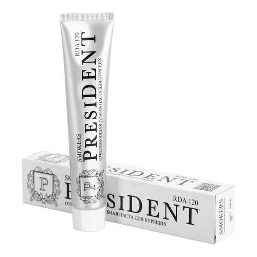 Зубная паста PRESIDENT Smokers 75 мл в Подруга
