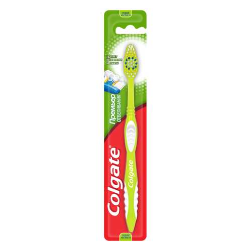 Зубная щетка Colgate Премьер отбеливания средняя в Подруга