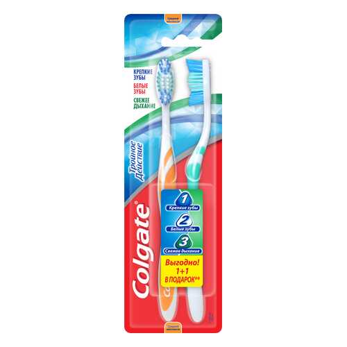 Зубная щетка Colgate Тройное действие в Подруга
