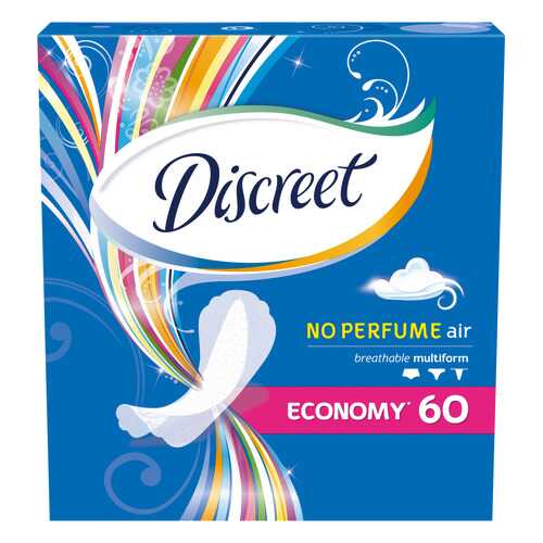 Прокладки Discreet ежедневные Air Multiform Trio 60шт в Подруга