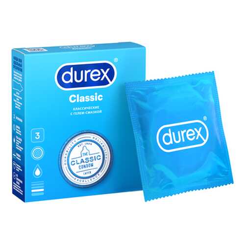 Презервативы Durex Classic 3 шт. в Подруга