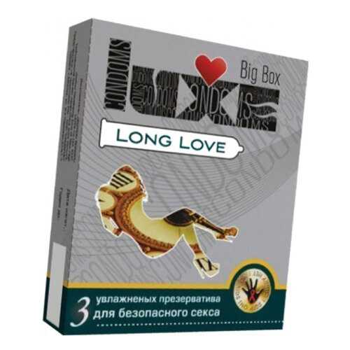 Презервативы Luxe Long Love с пролонгирующим эффектом 3 шт. в Подруга