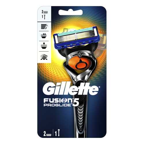 Мужская бритва Gillette Fusion5 ProGlide с 2 сменными кассетами в Подруга