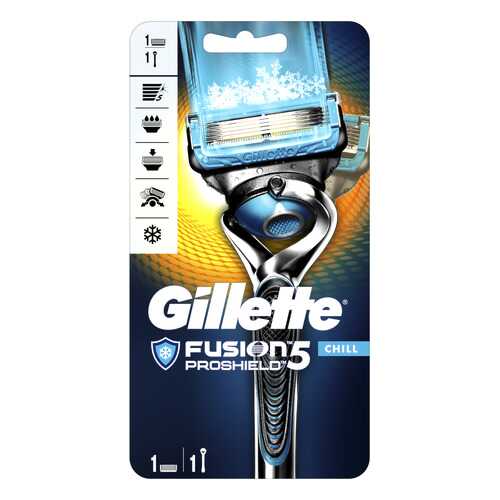 Мужская бритва Gillette Fusion5 ProShield Chill Бритва с 1 сменной кассетой в Подруга