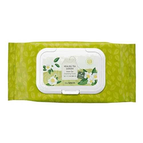 Салфетки очищающие The Saem Healing Tea Garden Green Tea с экстрактом зеленого чая 60 шт в Подруга