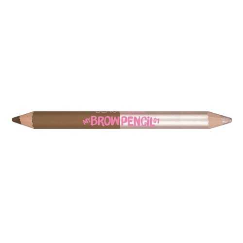 Карандаш для бровей Beauty Bomb двухсторонний, тон 01 в Подруга
