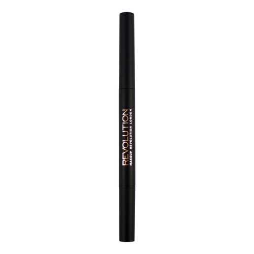 Карандаш для бровей Makeup Revolution Duo Brow Pencil Dark Brown в Подруга