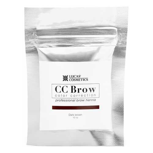 Краска для бровей LUCAS' COSMETICS CC Brow Dark Brown саше 10 гр в Подруга