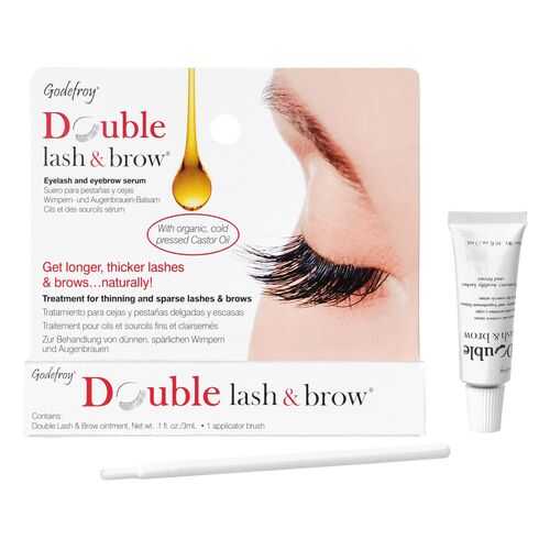 Масло-активатор роста бровей и ресниц Godefroy Double Lash&Brow Organic Oil 3 мл в Подруга