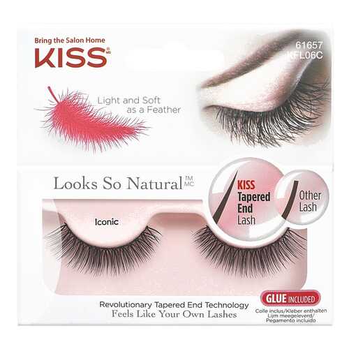 Накладные ресницы KISS Looks so Natural Eyelashes Iconic (KFL06C) 2 шт в Подруга