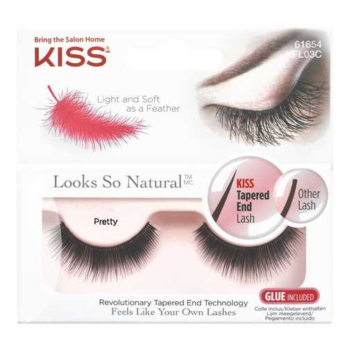 Накладные ресницы KISS Looks so Natural Eyelashes Pretty (KFL03C) 2 шт в Подруга