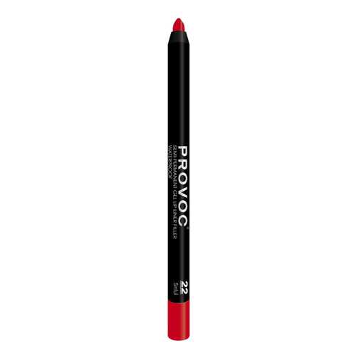 Карандаш для губ Provoc Gel Lip Liner 22 Алый 9 г в Подруга