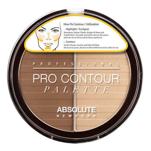 Корректор для лица Absolute New York Pro Contour Palette в Подруга
