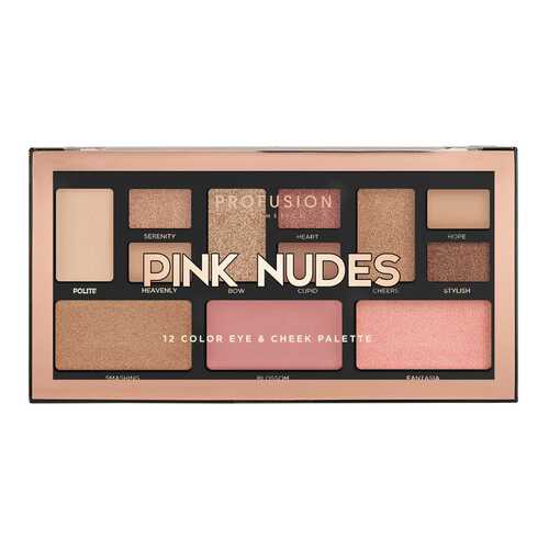 Набор для макияжа PROFUSION Pink Nudes Color Eye & Cheek Palette в Подруга