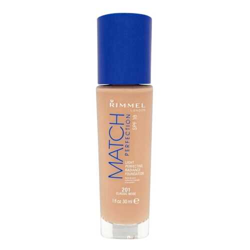 Тональный крем Rimmel Match Perfection Foundation SPF18 201 Classic Beige 30 мл в Подруга