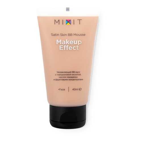 ВВ-мусс для лица Mixit SatinSkin BB Mousse Увлажняющий с гиалуроновой кислотой 40 мл в Подруга
