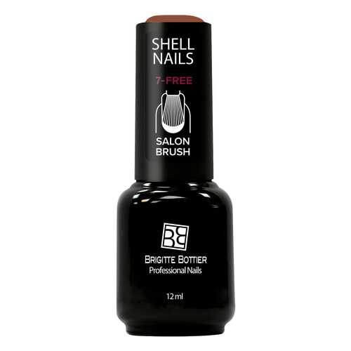 Гель-лак для ногтей Brigitte Bottier Shell Nails тон 966 шоколадный коричневый, 12мл в Подруга