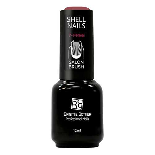 Гель-лак для ногтей Brigitte Bottier Shell Nails тон 981 красный с большими блестками 12мл в Подруга