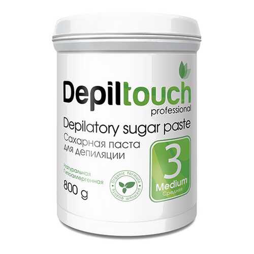 Сахарная паста для депиляции Depiltouch Depilatory Sugar Paste Medium №3 средняя, 800 гр в Подруга