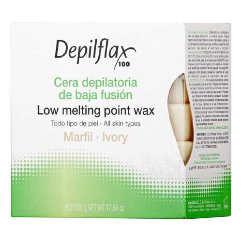 Воск для депиляции Depilflax Слоновая кость 500 г в Подруга