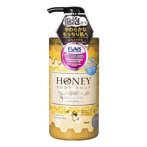 Гель для душа Funs Honey Milk 500 мл в Подруга