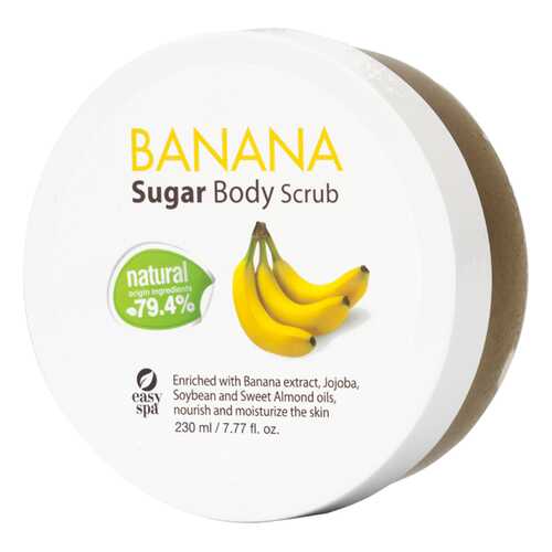 Скраб для тела Easy Spa Banana Body Scrub 230 мл в Подруга