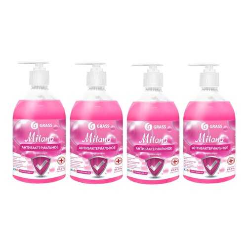 Жидкое мыло антибактериальное Grass Milana Fruit bubbles 500мл - 4 шт в Подруга