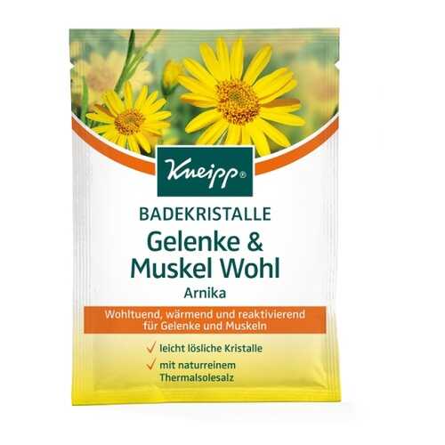 Кристаллы для ванн Kneipp для расслабления мышц с арникой в Подруга
