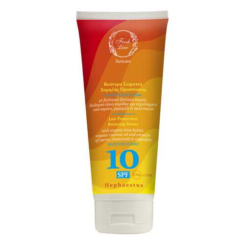 Масляный крем Fresh Line Hephaestus Low Protection Bronzing Butter SPF 10 200 г в Подруга