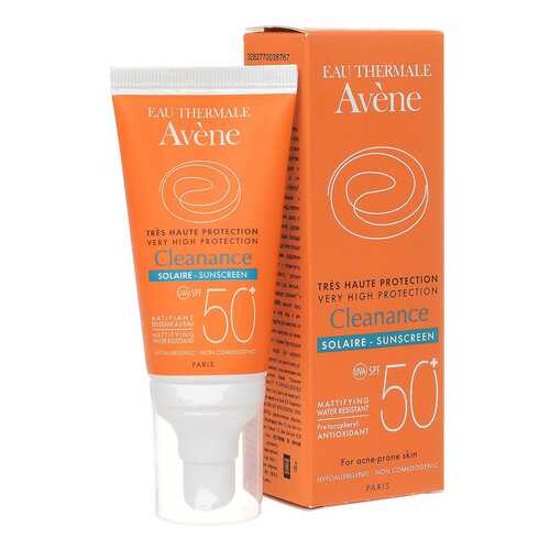 Солнцезащитное средство Avene Cleanance Solaire SPF 50 50мл в Подруга