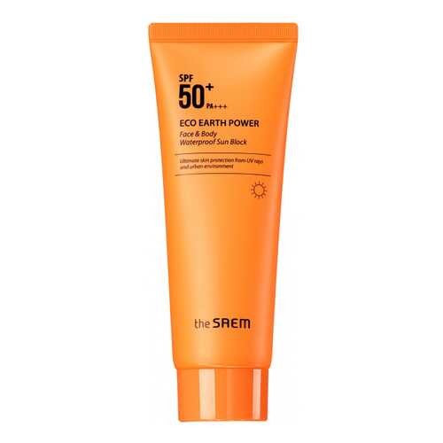 Солнцезащитное средство The Saem Eco Earth Power Face & Body Waterproof Sun Block 100 мл в Подруга