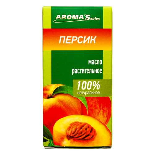 Масло AROMA'Saules растительное косметическое Персик 30 мл в Подруга