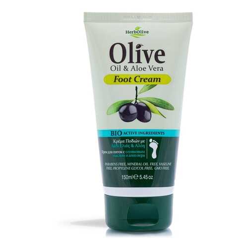 Крем для ног с алоэ вера Herbolive Olive Oil&Aloe Vera Foot Cream в Подруга