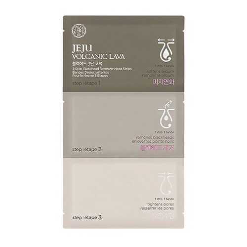Патчи для очищения кожи THE FACE SHOP Jeju Volcanic Lava 3-Step Blackhead Remover Nose в Подруга