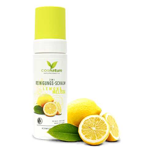 Пенка для лица Cosnature очищающая 3 в 1 Лимон и Мелисса, 150 мл в Подруга