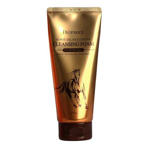 Пенка для умывания Deoproce Horse Oil Hyalurone Cleansing Foam 170 г в Подруга