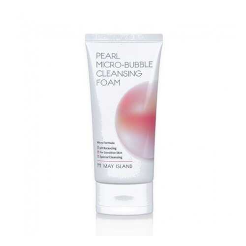 Пенка для умывания May Island Pearl Micro-Bubble Cleansing Foam 120мл в Подруга