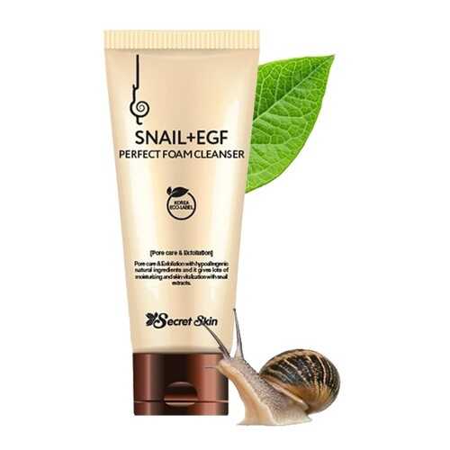 Пенка для умывания SECRETSKIN SNAIL+EGF PERFECT FOAM CLEANSER 100мл в Подруга