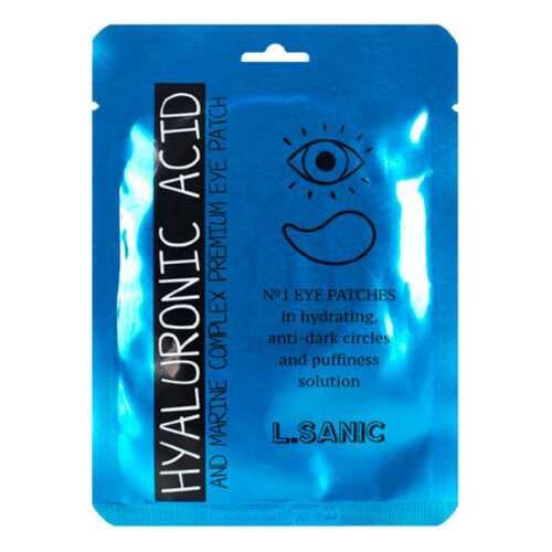 Гидрогелевые патчи L.Sanic Hyaluronic Acid And Marine Complex Premium Eye Patch 2 шт в Подруга