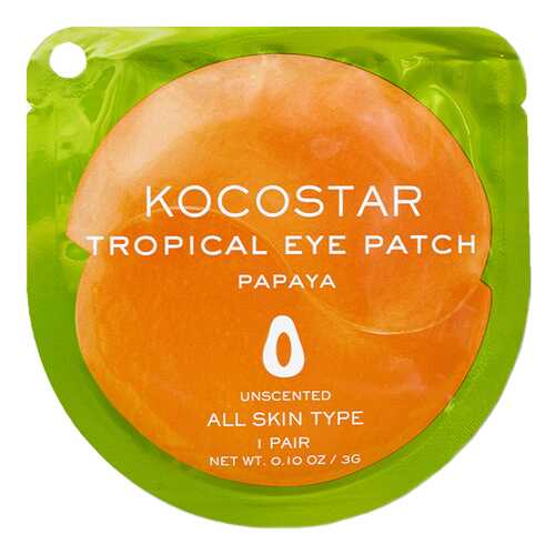 Патчи для глаз Kocostar Tropical Eye Patch Papaya 2 шт в Подруга