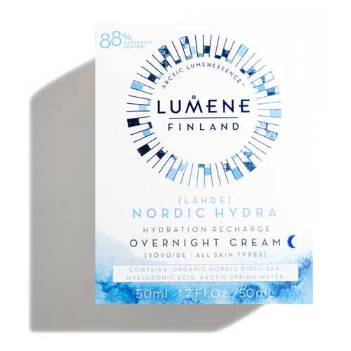 Крем для лица Lumene Lahde Hydration Recharge Overnight Cream 50 мл в Подруга