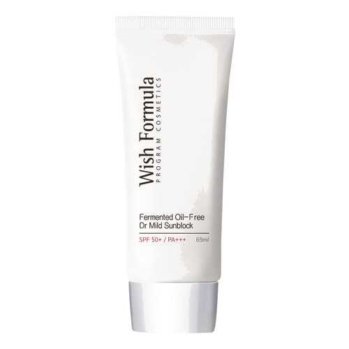 Крем для лица Wish Formula Fermented Oil Free Dr Mild Sun Block SPF50+/PA+++ 65 мл в Подруга
