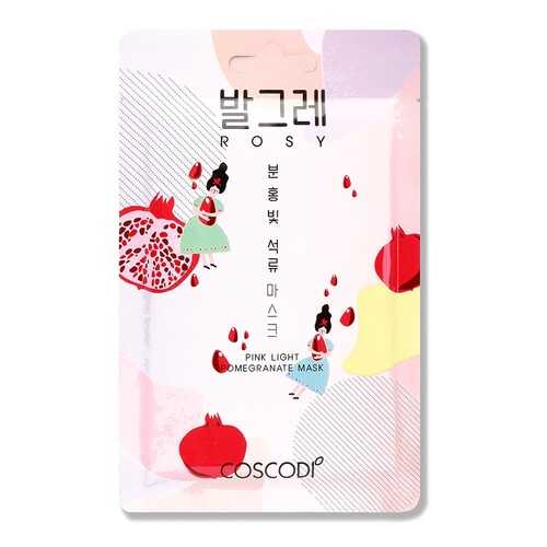 Маска COSCODI rosy pink light pomegranate mask sheet в Подруга