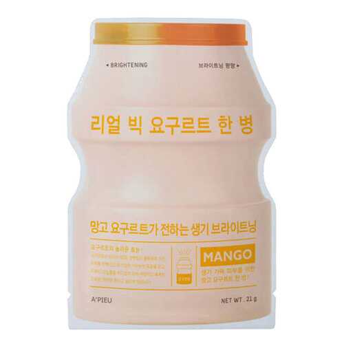 Маска для лица A'Pieu Real Big Yogurt One-Bottle Mango 21 г в Подруга