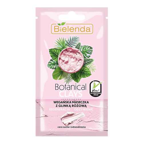 Маска для лица Bielenda, с розовой глиной Botanical Clays, 8 г в Подруга