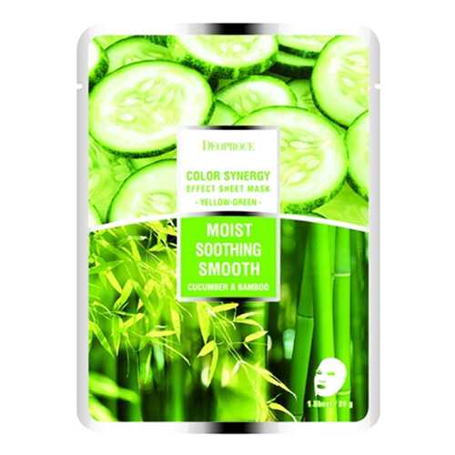Маска для лица Deoproce Color Synergy Effect Sheet Mask Yellow-Green 20 г в Подруга