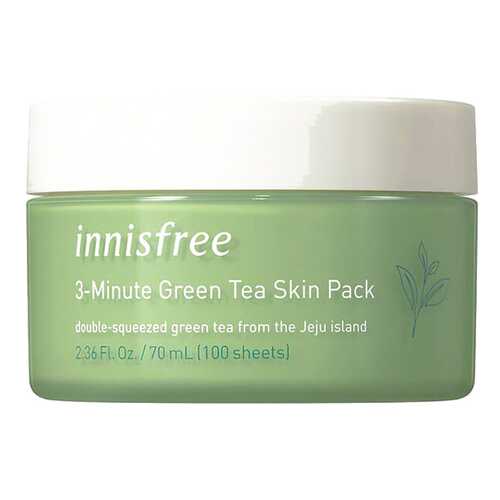 Маска для лица Innisfree 3-Minute Green Tea Skin Pack 70 мл в Подруга