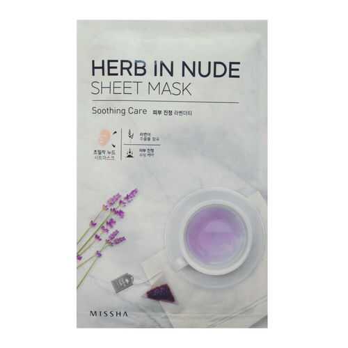 Маска для лица Missha Herb In Nude Sheet Mask Soothing Care 23 г в Подруга
